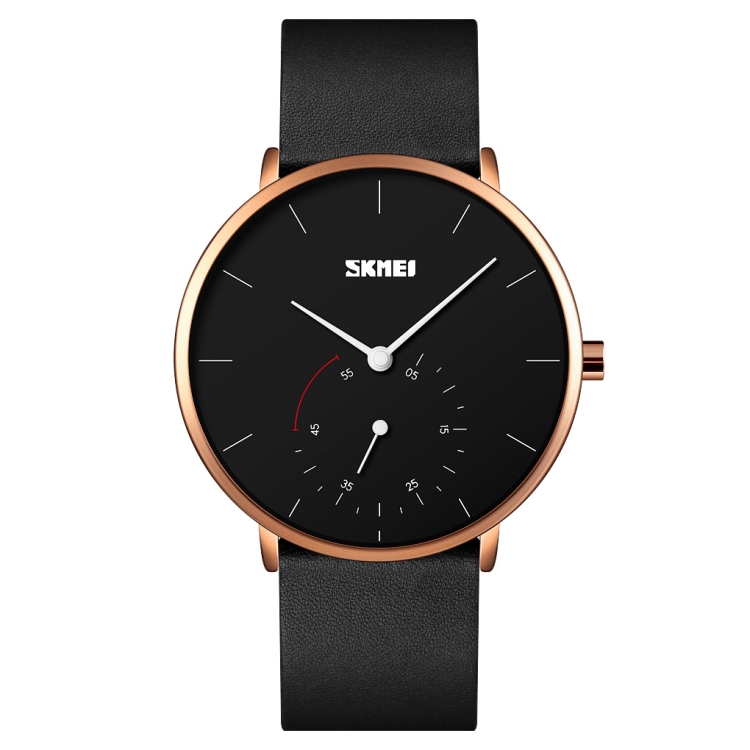 SKMEI 9213 Simple Dcale Stopwatch Dial Leather Strap Quartz Watch(Rose Gold Black)
SKMEI 9213 Simple Dcale Stopwatch Dial Leather Strap Quartz Watch(Rose Gold Black)
