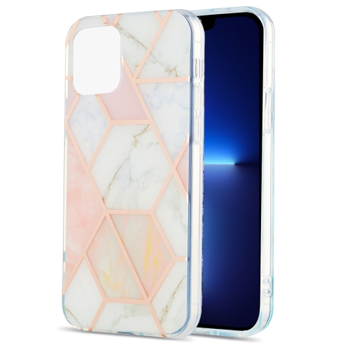 Electroplating Splicing Marble Flower Pattern Dual-side IMD TPU Shockproof Case For iPhone 13 Pro Max(Pink White)
Electroplating Splicing Marble Flower Pattern Dual-side IMD TPU Shockproof Case For iPhone 13 Pro Max(Pink White)