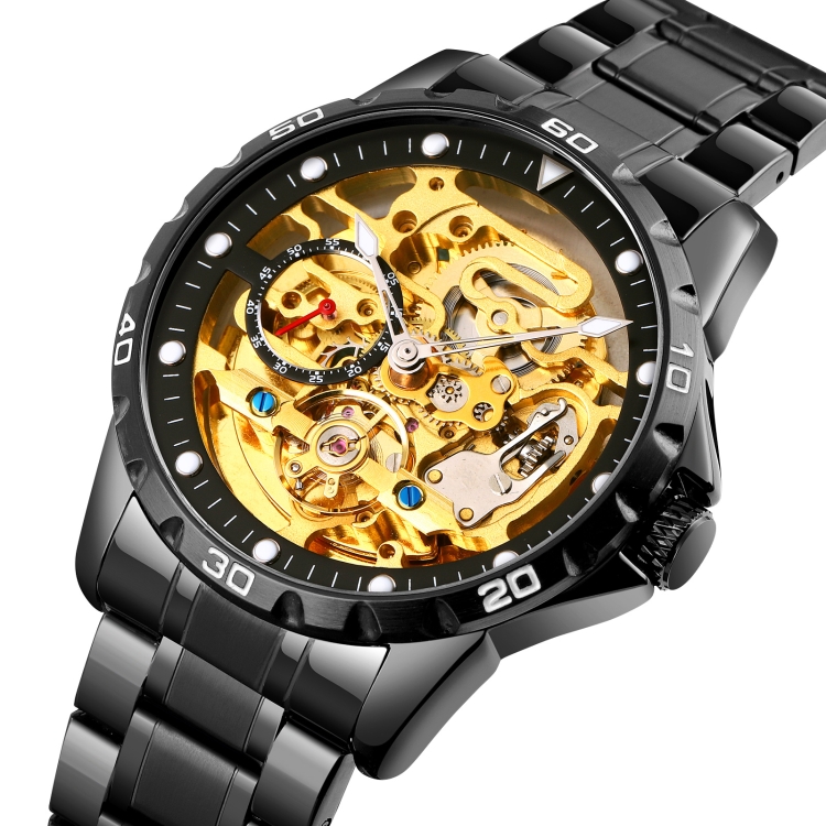 SKMEI 9230 Men Business Stainless Steel Strap Automatic Mechanical Watch(Black)
SKMEI 9230 Men Business Stainless Steel Strap Automatic Mechanical Watch(Black)