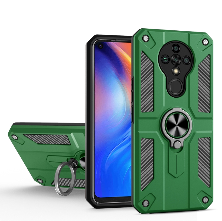 For Tecno Spark 6 Carbon Fiber Pattern PC + TPU Protective Case with Ring Holder(Green)
For Tecno Spark 6 Carbon Fiber Pattern PC + TPU Protective Case with Ring Holder(Green)