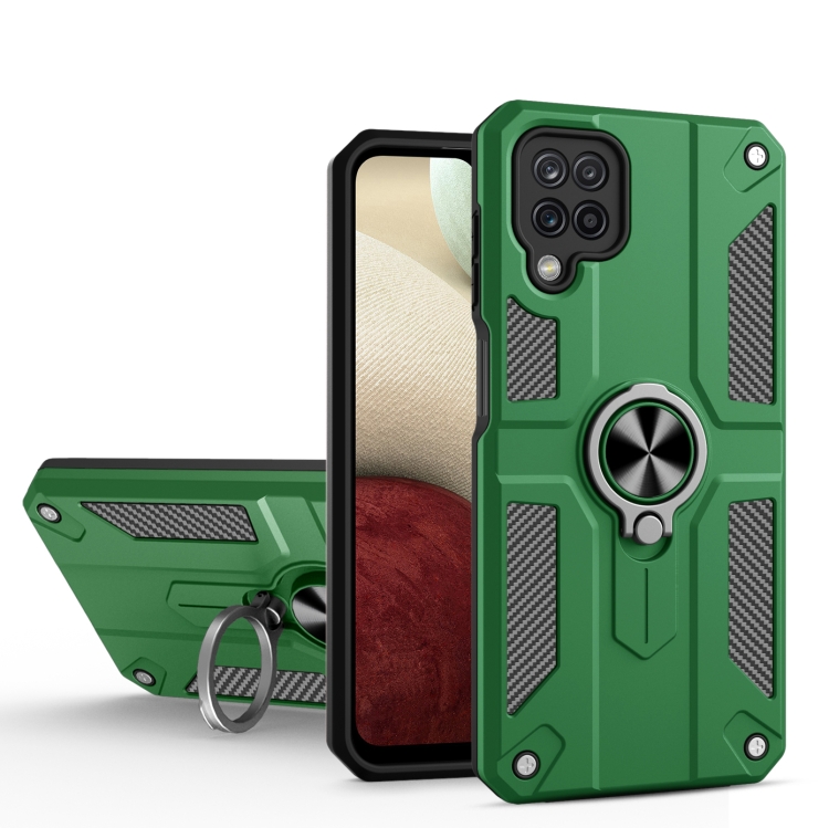 For Samsung Galaxy A22 4G Carbon Fiber Pattern PC + TPU Protective Case with Ring Holder(Green)
For Samsung Galaxy A22 4G Carbon Fiber Pattern PC + TPU Protective Case with Ring Holder(Green)