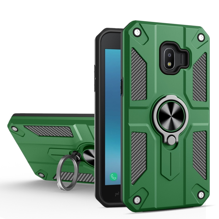 For Samsung Galaxy J2 Core Carbon Fiber Pattern PC + TPU Protective Case with Ring Holder(Green)
For Samsung Galaxy J2 Core Carbon Fiber Pattern PC + TPU Protective Case with Ring Holder(Green)