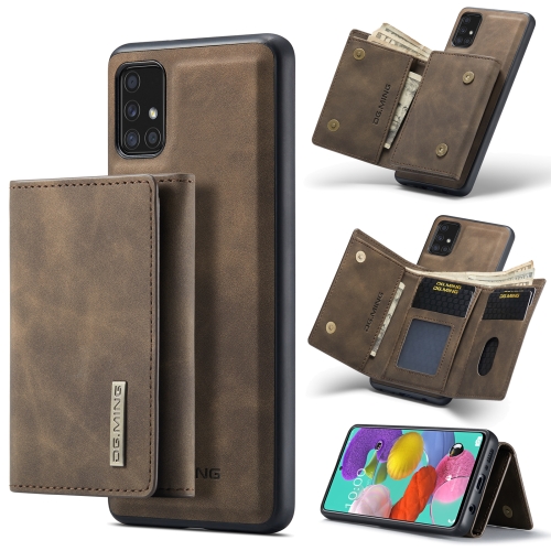 For Samsung Galaxy A51 DG.MING M1 Series 3-Fold Multi Card Wallet + Magnetic Back Cover Shockproof Case with Holder Function(Coffee)
For Samsung Galaxy A51 DG.MING M1 Series 3-Fold Multi Card Wallet + Magnetic Back Cover Shockproof Case with Holder Function(Coffee)