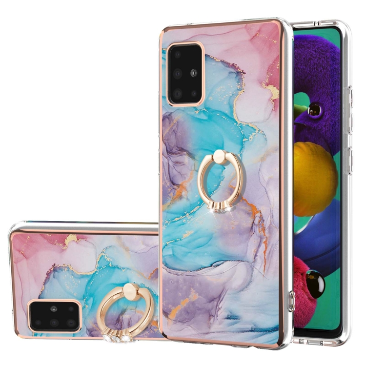 For Samsung Galaxy A51 5G Electroplating Pattern IMD TPU Shockproof Case with Rhinestone Ring Holder(Milky Way Blue Marble)
For Samsung Galaxy A51 5G Electroplating Pattern IMD TPU Shockproof Case with Rhinestone Ring Holder(Milky Way Blue Marble)