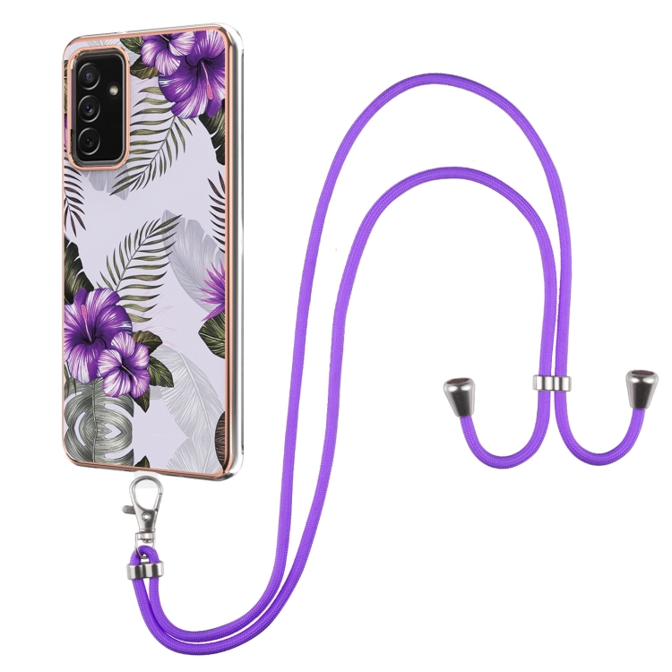 For Samsung Galaxy A82 5G Electroplating Pattern IMD TPU Shockproof Case with Neck Lanyard(Purple Flower)
For Samsung Galaxy A82 5G Electroplating Pattern IMD TPU Shockproof Case with Neck Lanyard(Purple Flower)