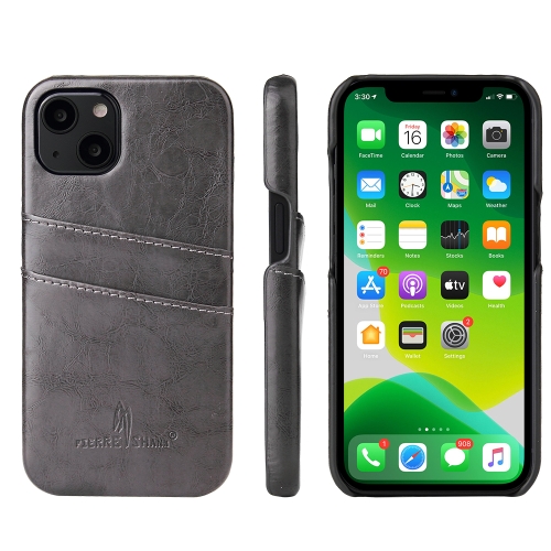 Fierre Shann Retro Oil Wax Texture PU Leather Case with Card Slots For iPhone 13 Mini(Grey)
Fierre Shann Retro Oil Wax Texture PU Leather Case with Card Slots For iPhone 13 Mini(Grey)