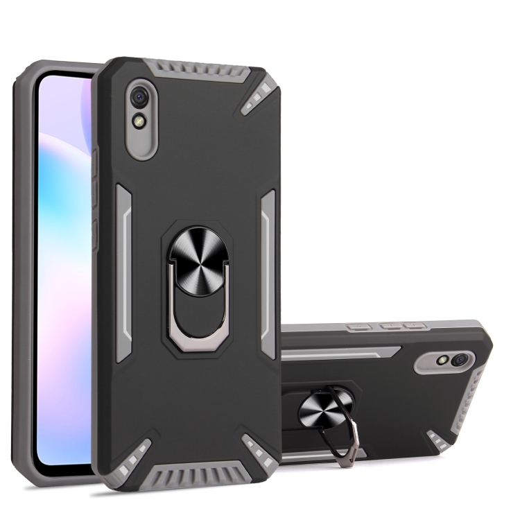 For Xiaomi Redmi 9A PC + TPU Protective Case with 360 Degrees Rotatable Ring Holder(Gray)
For Xiaomi Redmi 9A PC + TPU Protective Case with 360 Degrees Rotatable Ring Holder(Gray)