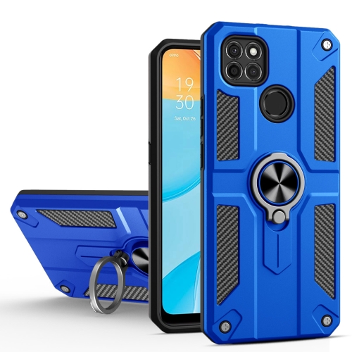 Carbon Fiber Pattern PC + TPU Protective Case with Ring Holder For OPPO A15(Dark Blue)
Carbon Fiber Pattern PC + TPU Protective Case with Ring Holder For OPPO A15(Dark Blue)