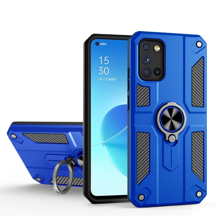 Carbon Fiber Pattern PC + TPU Protective Case with Ring Holder For OPPO Reno4 4G(Dark Blue)
Carbon Fiber Pattern PC + TPU Protective Case with Ring Holder For OPPO Reno4 4G(Dark Blue)