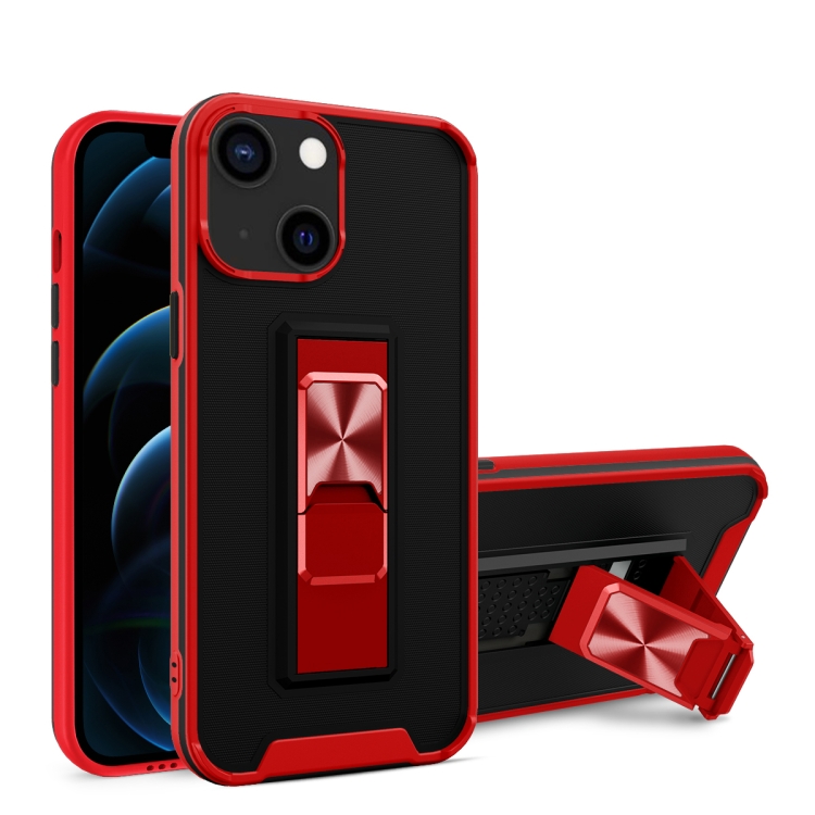 Dual-color Skin Feel TPU + PC Magnetic Shockproof Case with Invisible Holder For iPhone 13 mini(Red)
Dual-color Skin Feel TPU + PC Magnetic Shockproof Case with Invisible Holder For iPhone 13 mini(Red)