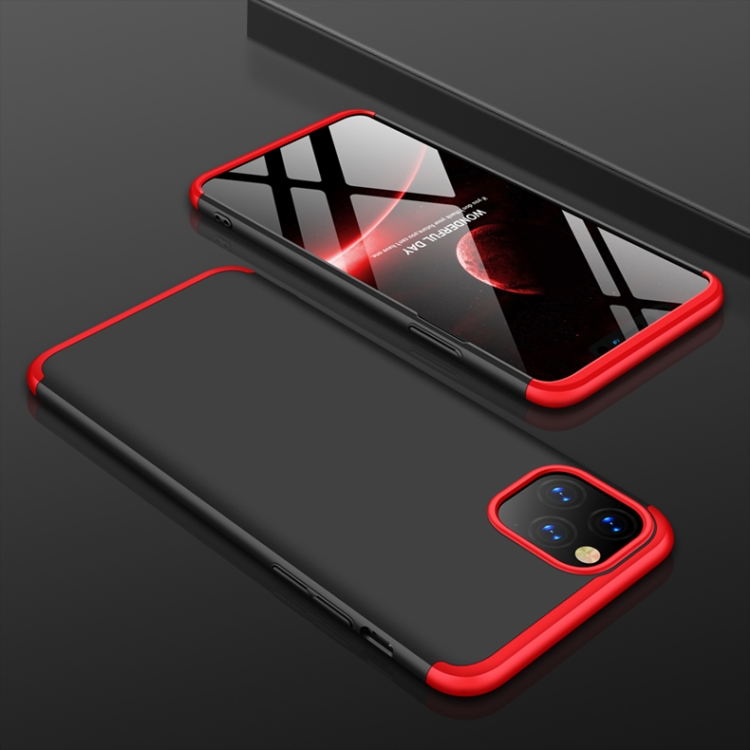 For iPhone 11 Pro GKK Three Stage Splicing Full Coverage PC Protective Case(Black Red)
For iPhone 11 Pro GKK Three Stage Splicing Full Coverage PC Protective Case(Black Red)