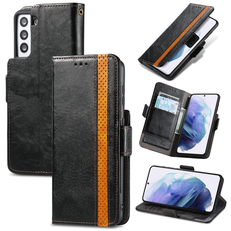 For Samsung Galaxy S21 5G CaseNeo Business Splicing Dual Magnetic Buckle Horizontal Flip PU Leather Case with Holder & Card Slots & Wallet(Black)
For Samsung Galaxy S21 5G CaseNeo Business Splicing Dual Magnetic Buckle Horizontal Flip PU Leather Case with Holder & Card Slots & Wallet(Black)