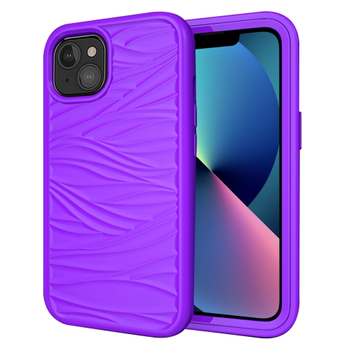Wave Pattern 3 in 1 Silicone + PC Shockproof Protective Case For iPhone 13 mini(Purple)
Wave Pattern 3 in 1 Silicone + PC Shockproof Protective Case For iPhone 13 mini(Purple)