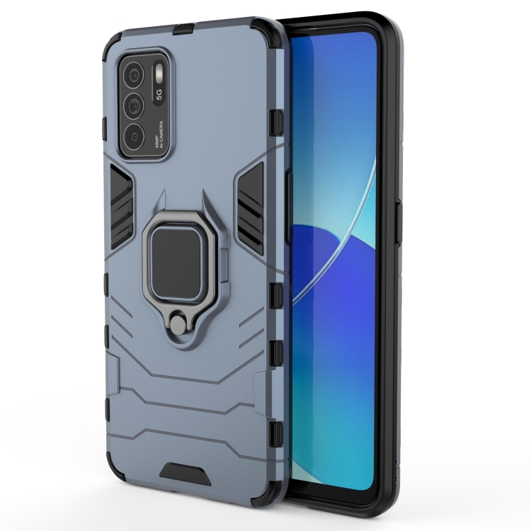For OPPO Reno6 Z Shockproof PC + TPU Protective Case with Magnetic Ring Holder(Navy Blue)
For OPPO Reno6 Z Shockproof PC + TPU Protective Case with Magnetic Ring Holder(Navy Blue)