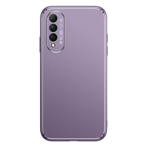 

For Honor X20 Cool Frosted Metal TPU Shockproof Case(Purple)