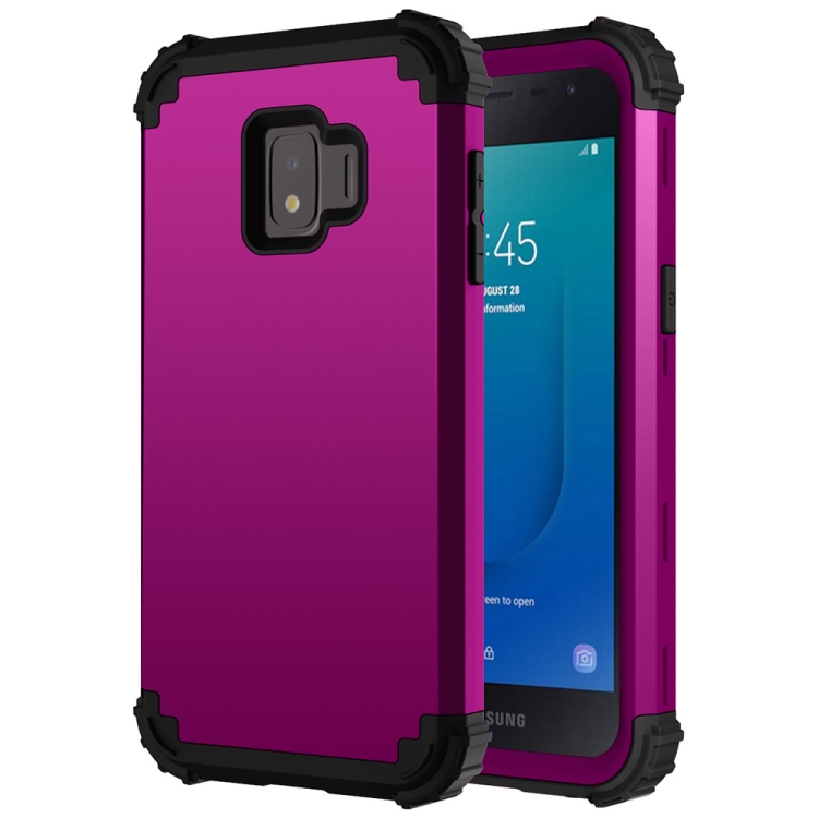 For Samsung Galaxy J2 Core 3 in 1 Shockproof PC + Silicone Protective Case(Dark Purple + Black)
For Samsung Galaxy J2 Core 3 in 1 Shockproof PC + Silicone Protective Case(Dark Purple + Black)