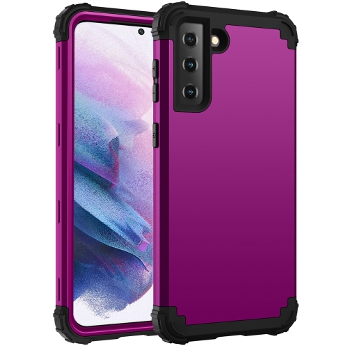 For Samsung Galaxy S21+ 5G 3 in 1 Shockproof PC + Silicone Protective Case(Dark Purple + Black)
For Samsung Galaxy S21+ 5G 3 in 1 Shockproof PC + Silicone Protective Case(Dark Purple + Black)