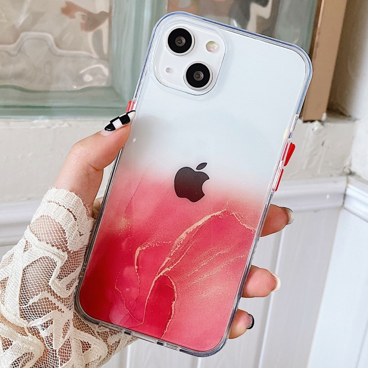 Marble Pattern Glittery Powder Shockproof TPU + Acrylic Protective Case with Detachable Buttons For iPhone 13 mini(Red)
Marble Pattern Glittery Powder Shockproof TPU + Acrylic Protective Case with Detachable Buttons For iPhone 13 mini(Red)