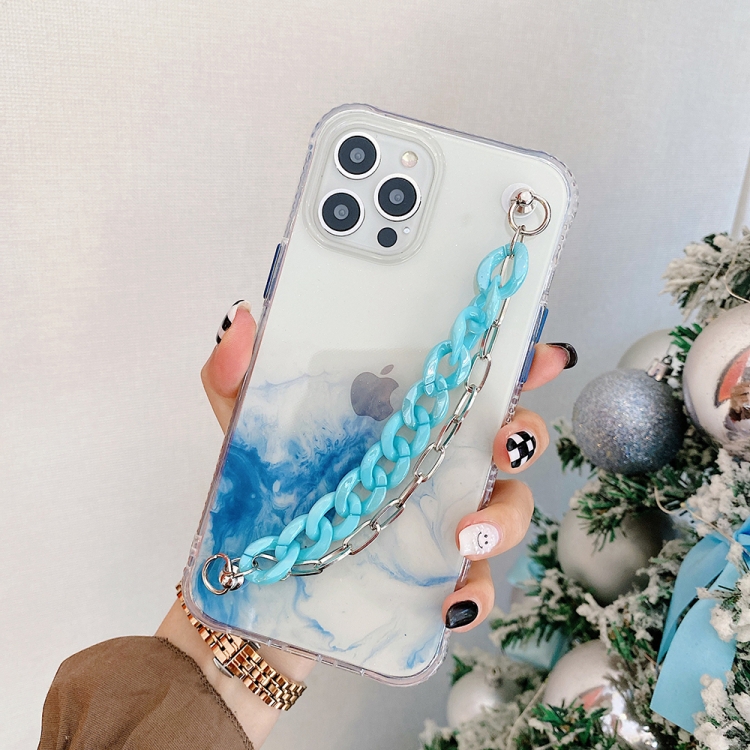 Flowing Golden Marble Pattern + Bracelet TPU Phone Protective Case For iPhone 12 mini(Light Blue)
Flowing Golden Marble Pattern + Bracelet TPU Phone Protective Case For iPhone 12 mini(Light Blue)