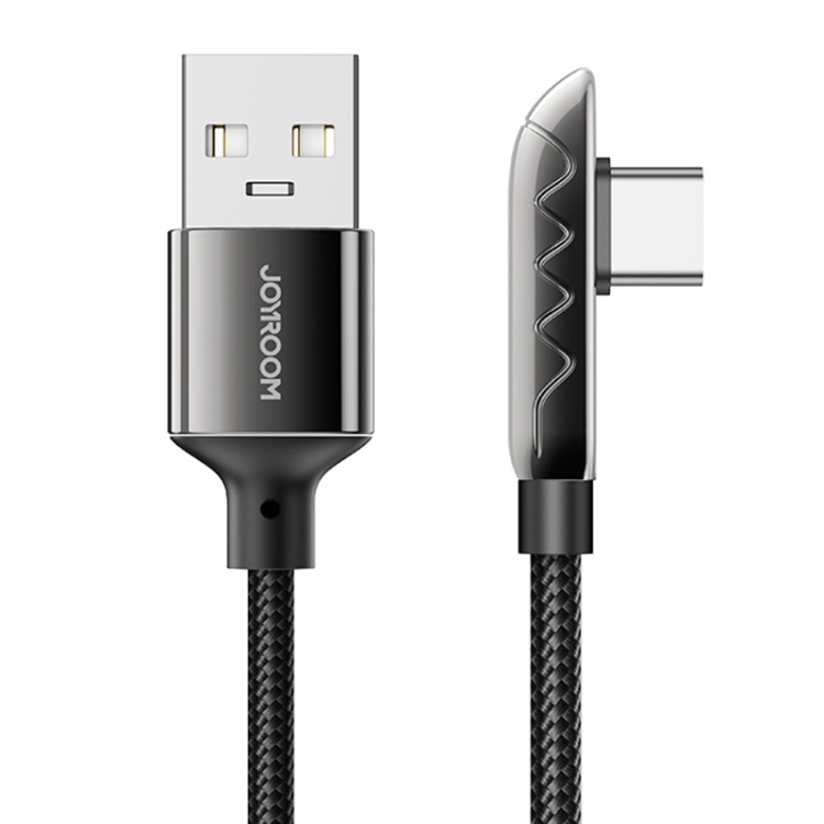 JOYROOM S-1230K3 3A USB to USB-C / Type-C Elbow Mobile Phone Game Data Cable, Cable Length: 1.2m(Black)
JOYROOM S-1230K3 3A USB to USB-C / Type-C Elbow Mobile Phone Game Data Cable, Cable Length: 1.2m(Black)