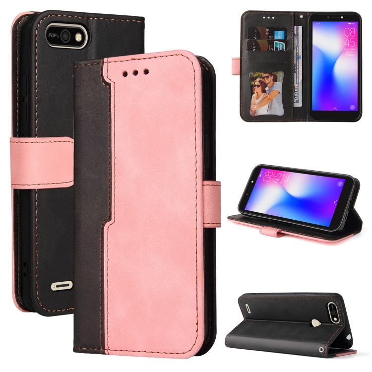 Business Stitching-Color Horizontal Flip PU Leather Case with Holder & Card Slots & Photo Frame For Tecno Pop 2 F / Pop 2 Power / Itel P13 B1F(Pink)
Business Stitching-Color Horizontal Flip PU Leather Case with Holder & Card Slots & Photo Frame For Tecno Pop 2 F / Pop 2 Power / Itel P13 B1F(Pink)