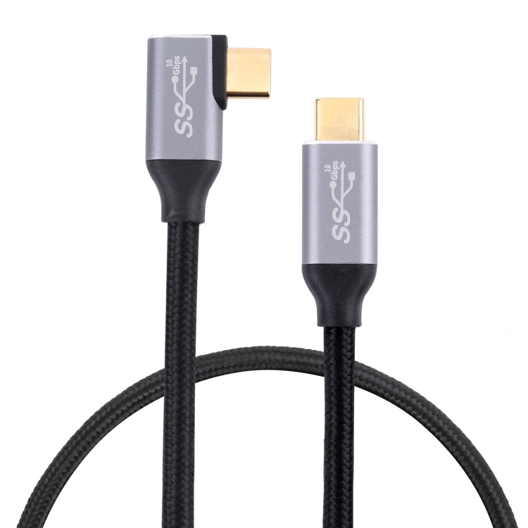 USB-C / Type-C Male to USB-C / Type-C Elbow Transmission Data Cable, Cable Length:1m
USB-C / Type-C Male to USB-C / Type-C Elbow Transmission Data Cable, Cable Length:1m