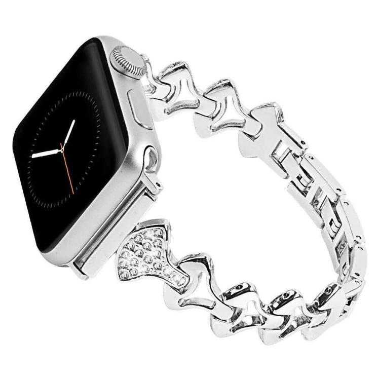 Sector Shape Diamond Metal Replacement Strap Watchband For Apple Watch Series 6 & SE & 5 & 4 40mm / 3 & 2 & 1 38mm(Silver)
Sector Shape Diamond Metal Replacement Strap Watchband For Apple Watch Series 6 & SE & 5 & 4 40mm / 3 & 2 & 1 38mm(Silver)