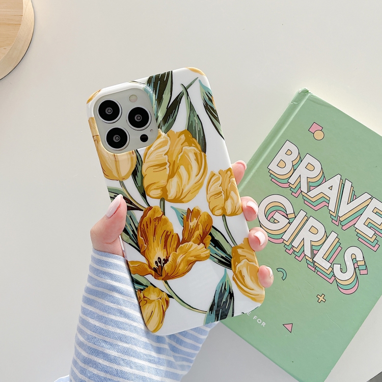 Bright Surface Flowers Pattern Shockproof Protective Case For iPhone 13(Tulip)
Bright Surface Flowers Pattern Shockproof Protective Case For iPhone 13(Tulip)