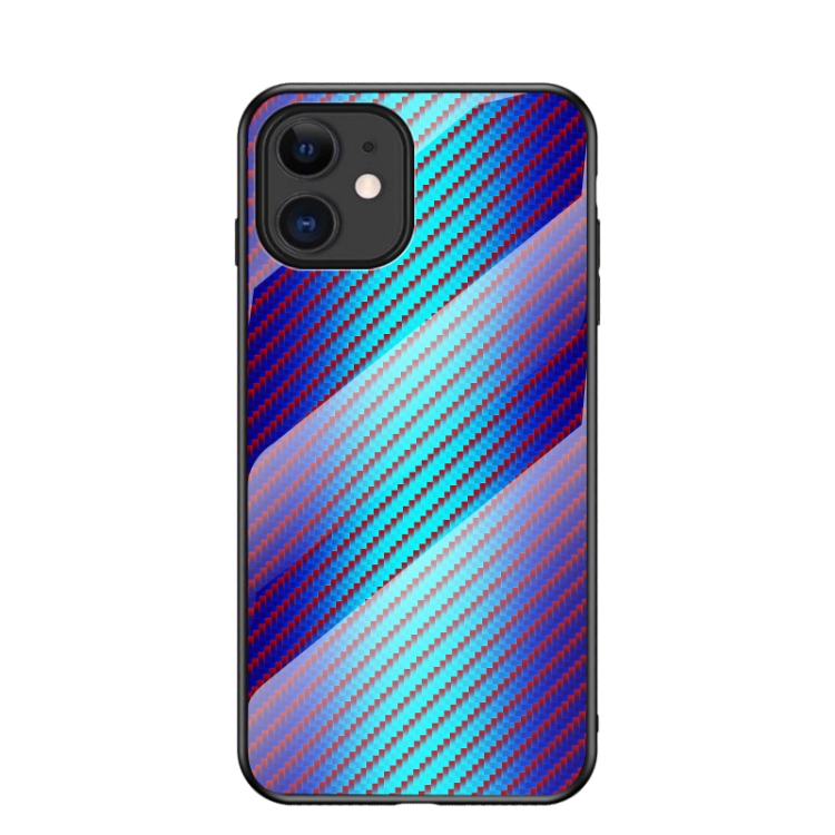 Gradient Carbon Fiber Texture TPU Border Tempered Glass Case For iPhone 12 mini(Blue Fiber)
Gradient Carbon Fiber Texture TPU Border Tempered Glass Case For iPhone 12 mini(Blue Fiber)