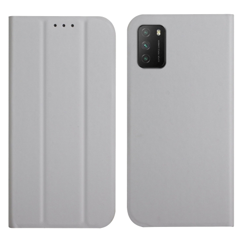 For Xiaomi Poco M3 3-Folding Ultrathin Skin Feel Magnetic Solid Color Horizontal Flip Leather Case with Holder(Grey)
For Xiaomi Poco M3 3-Folding Ultrathin Skin Feel Magnetic Solid Color Horizontal Flip Leather Case with Holder(Grey)