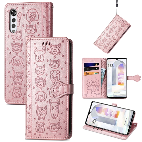 For LG Velvet 2 Pro Lovely Cat and Dog Embossing Pattern Horizontal Flip Leather Case , with Holder & Card Slots & Wallet & Cartoon Clasp & Lanyard(Rose Gold)
For LG Velvet 2 Pro Lovely Cat and Dog Embossing Pattern Horizontal Flip Leather Case , with Holder & Card Slots & Wallet & Cartoon Clasp & Lanyard(Rose Gold)
