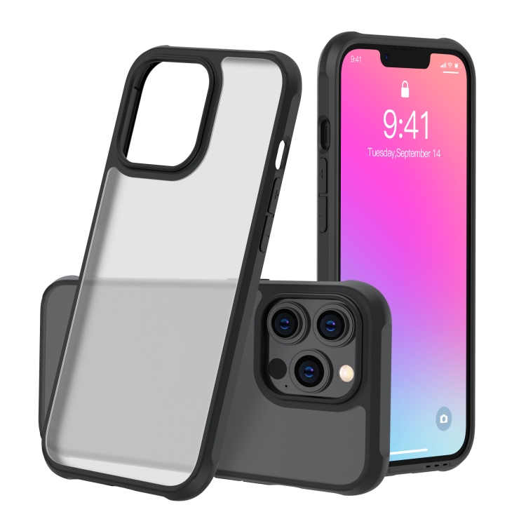 Sound Coversion Shockproof Frosted Acrylic Protective Case For iPhone 13 Pro(Black)
Sound Coversion Shockproof Frosted Acrylic Protective Case For iPhone 13 Pro(Black)