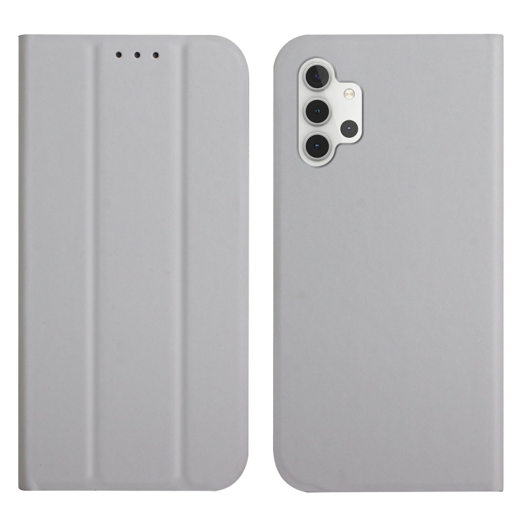 For Samsung Galaxy A32 5G 3-Folding Ultrathin Skin Feel Magnetic Solid Color Horizontal Flip Leather Case with Holder(Grey)
For Samsung Galaxy A32 5G 3-Folding Ultrathin Skin Feel Magnetic Solid Color Horizontal Flip Leather Case with Holder(Grey)