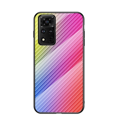 For Honor V40 5G Gradient Carbon Fiber Texture TPU Border Tempered Glass Case(Colorful Fiber)
For Honor V40 5G Gradient Carbon Fiber Texture TPU Border Tempered Glass Case(Colorful Fiber)