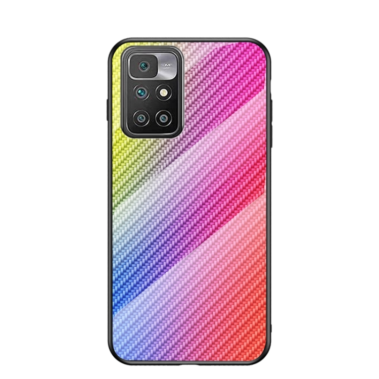 For Xiaomi Redmi 10 Gradient Carbon Fiber Texture TPU Border Tempered Glass Case(Colorful Fiber)
For Xiaomi Redmi 10 Gradient Carbon Fiber Texture TPU Border Tempered Glass Case(Colorful Fiber)