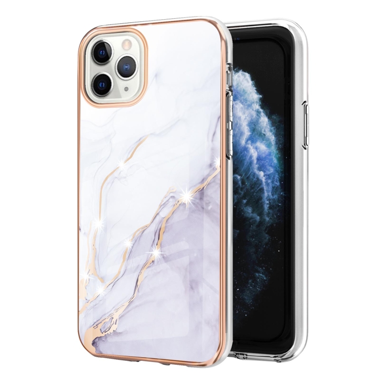 Electroplating Marble Pattern Dual-side IMD TPU Shockproof Case For iPhone 11 Pro(White 006)
Electroplating Marble Pattern Dual-side IMD TPU Shockproof Case For iPhone 11 Pro(White 006)