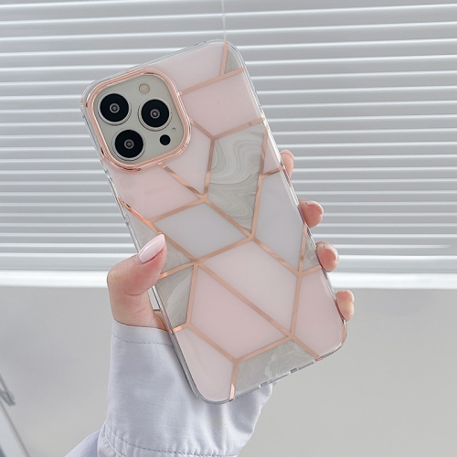 Dual-side Laminating Electroplating Stitching Marble TPU Protective Case For iPhone 13(Pink Grey)
Dual-side Laminating Electroplating Stitching Marble TPU Protective Case For iPhone 13(Pink Grey)