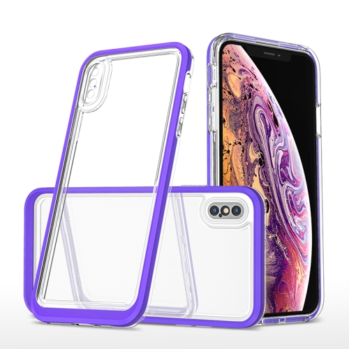 Bright Series Clear Acrylic + PC+TPU Shockproof Case For iPhone XS Max(Purple)
Bright Series Clear Acrylic + PC+TPU Shockproof Case For iPhone XS Max(Purple)