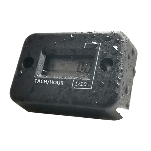 

CS-1181A1 DJ-102 2 Stroke Motorcycle Motorboat ATV Petrol Engine Waterproof LCD Sensor Tachometer Hour Meter Timer(Black)