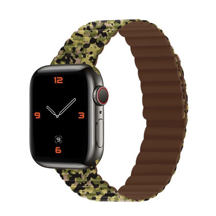 Magnetic Camouflage Silicone Replacement Strap Watchband For Apple Watch Series 7 & 6 & SE & 5 & 4 40mm/3 & 2 & 1 38mm (Army)
Magnetic Camouflage Silicone Replacement Strap Watchband For Apple Watch Series 7 & 6 & SE & 5 & 4 40mm/3 & 2 & 1 38mm (Army)