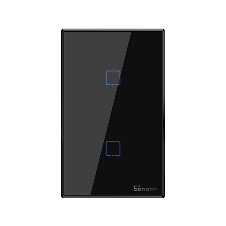 Sonoff T3 US-TX 433 RF WIFI Smart Remote Control Wall Touch Switch, US Plug, Style:Double Buttons
Sonoff T3 US-TX 433 RF WIFI Smart Remote Control Wall Touch Switch, US Plug, Style:Double Buttons