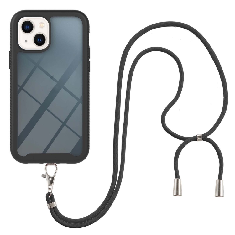 Starry Sky Solid Color Series Shockproof PC + TPU Protective Case with Neck Strap For iPhone 13(Black)
Starry Sky Solid Color Series Shockproof PC + TPU Protective Case with Neck Strap For iPhone 13(Black)