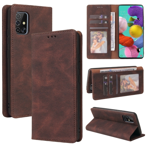 For Samsung Galaxy A51 Simple Suction Closure Horizontal Flip Leather Case with Holder & Card Slot & Wallet(Brown)
For Samsung Galaxy A51 Simple Suction Closure Horizontal Flip Leather Case with Holder & Card Slot & Wallet(Brown)
