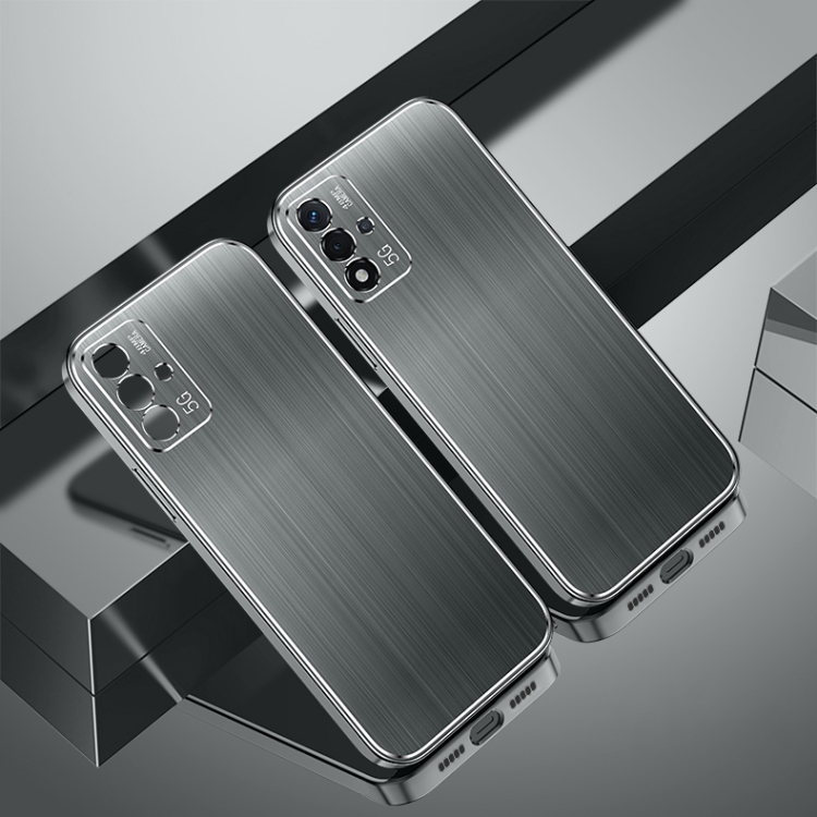 For OPPO A93s Cool Sharp Series Aluminum Plate Brushed Lens All-inclusive Protective Case(Space Gray)
For OPPO A93s Cool Sharp Series Aluminum Plate Brushed Lens All-inclusive Protective Case(Space Gray)