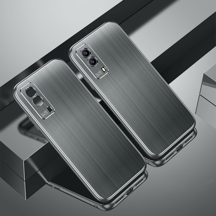 For vivo Y53s Cool Sharp Series Aluminum Plate Brushed Lens All-inclusive Protective Case(Space Gray)
For vivo Y53s Cool Sharp Series Aluminum Plate Brushed Lens All-inclusive Protective Case(Space Gray)