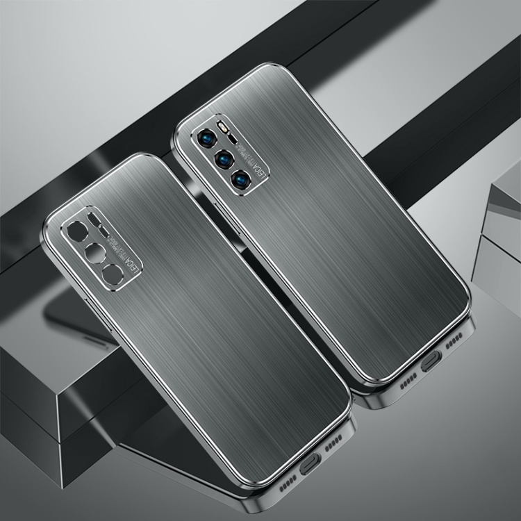 For Huawei P40 Cool Sharp Series Aluminum Plate Brushed Lens All-inclusive Protective Case(Space Gray)
For Huawei P40 Cool Sharp Series Aluminum Plate Brushed Lens All-inclusive Protective Case(Space Gray)