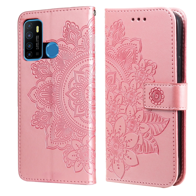 For Infinix Hot 9 / Note 7 Lite 7-petal Flowers Embossing Pattern Horizontal Flip PU Leather Case with Holder & Card Slots & Wallet & Photo Frame(Rose Gold)
For Infinix Hot 9 / Note 7 Lite 7-petal Flowers Embossing Pattern Horizontal Flip PU Leather Case with Holder & Card Slots & Wallet & Photo Frame(Rose Gold)