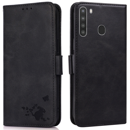 For Samsung Galaxy A21 US Version Embossed Cat Butterflies Pattern Horizontal Flip Leather Case with Card Slot & Holder & Wallet(Black)
For Samsung Galaxy A21 US Version Embossed Cat Butterflies Pattern Horizontal Flip Leather Case with Card Slot & Holder & Wallet(Black)