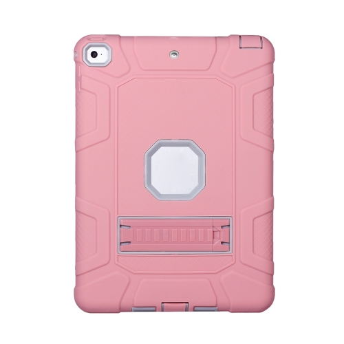 C5 Four Corners Shockproof Silicone + PC Protective Case with Holder For iPad 9.7 2018 / 2017(Rose Gold + Grey)
C5 Four Corners Shockproof Silicone + PC Protective Case with Holder For iPad 9.7 2018 / 2017(Rose Gold + Grey)