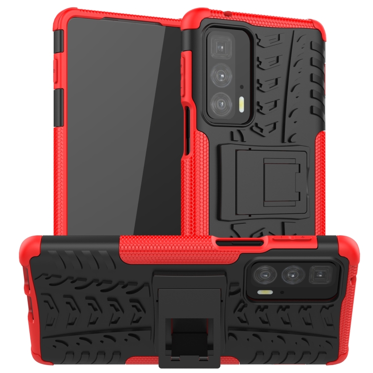 For Motorola Edge 20 Pro Tire Texture Shockproof TPU+PC Protective Case with Holder(Red)
For Motorola Edge 20 Pro Tire Texture Shockproof TPU+PC Protective Case with Holder(Red)